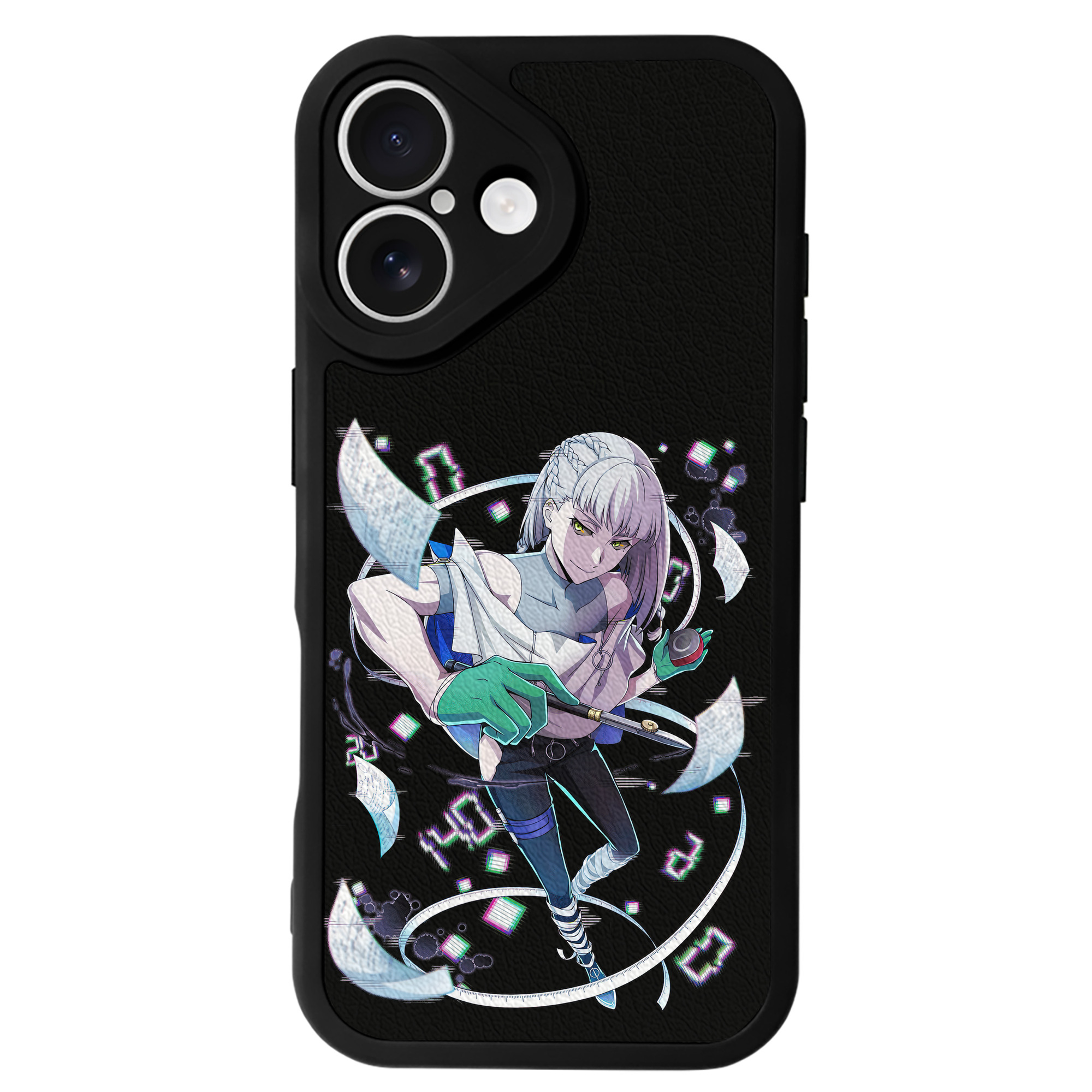 （画像用） 文豪ストレイドッグス Bungo Stray Dogs 【iPhone 16シリーズ対応】シリコンスマホケース（レザー調） 材質：シリコン